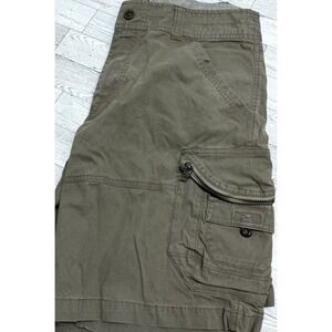 Kuhl Ambush Cargo Shorts Mens Size 34 Olive Green Cargo Shorts Outdoor Casual